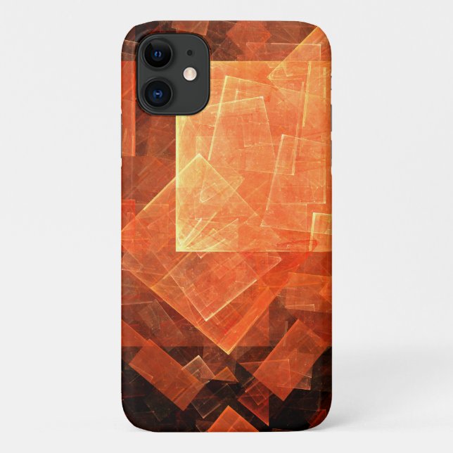 Window Light Modern Geometric Squares Abstract Art Case-Mate iPhone Case (Back)