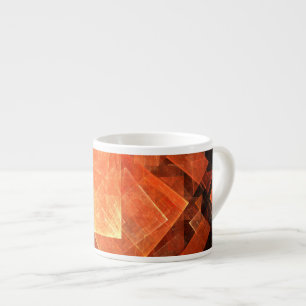 Window Light Modern Geometric Squares Abstract Art Espresso Cup