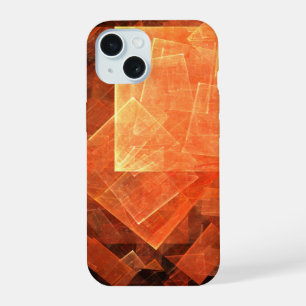 Window Light Modern Geometric Squares Abstract Art iPhone 15 Case