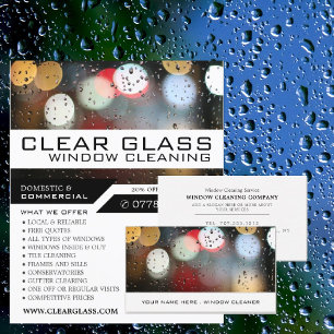 Window Lights, Window Cleaning Advertising Flyer