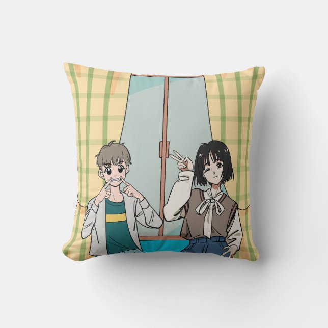 Window Moments – Cartoon Cushion (Front)
