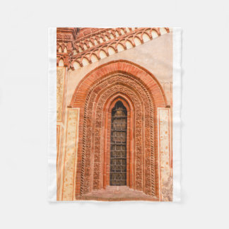 WINDOW OF GOTHIC STYLE Fleece Blanket