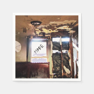 Window of Poverty Napkin