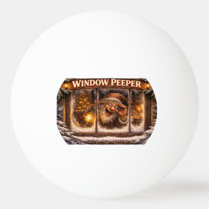 Window Peeper Icelandic Yule Lad  Ping Pong Ball