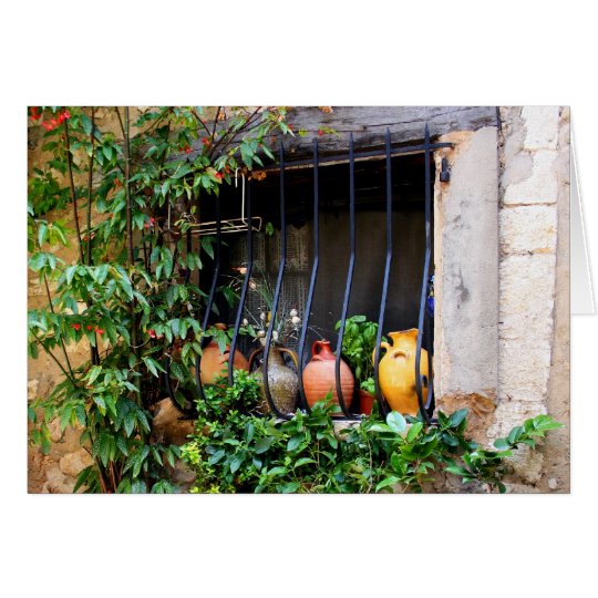 Window Pots II Card