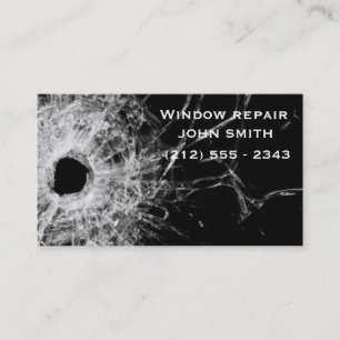 Window repair businesses card