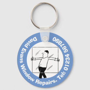 Window Repairs Company Design. Key Ring
