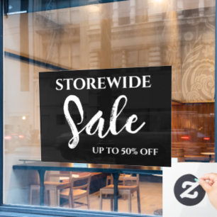 Window Sale Sign, Boutique Sale Sign, Modern