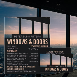 Window Scene, Window & Door Fitter Company Flyer