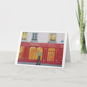 "Window Shopping on 27 rue de Varenne" Card