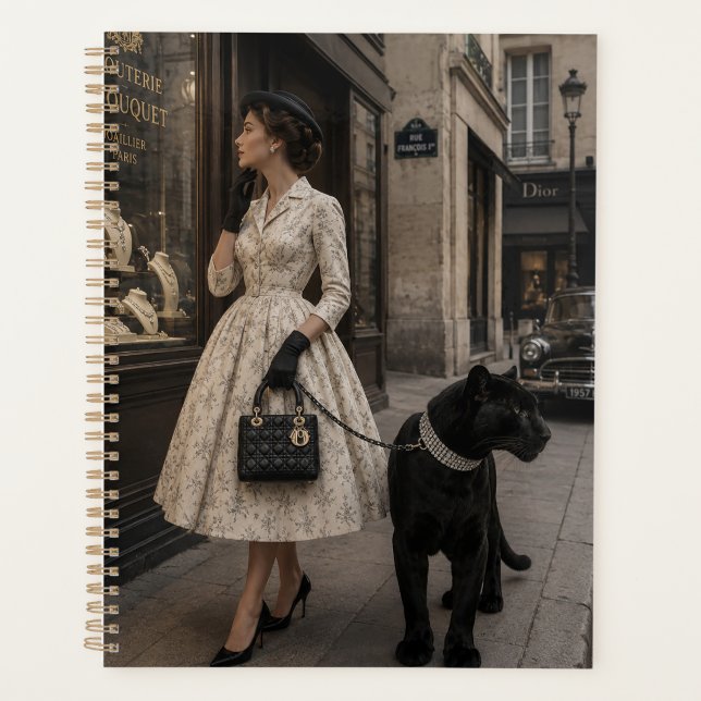 Window Shopping with a Black Panther Planner (Front)