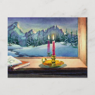 WINDOW SILL by SHARON SHARPE Postcard