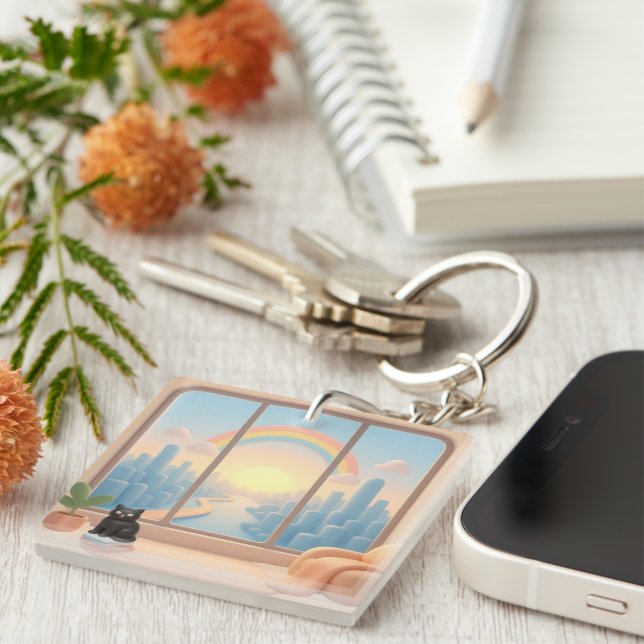 Window to a Dreamworld Key Ring (Front Right)