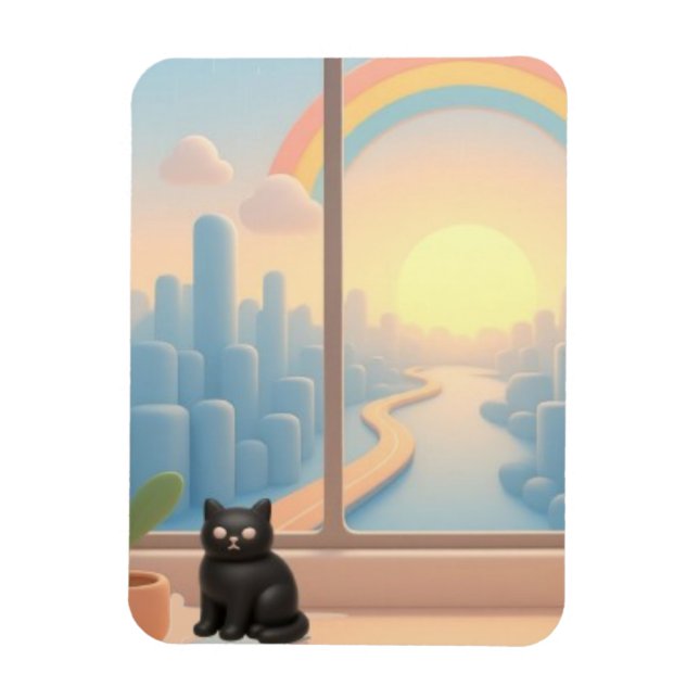 Window to a Dreamworld Magnet (Vertical)