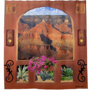 WINDOW TO THE GRAND CANYON SHOWER CURTAIN
