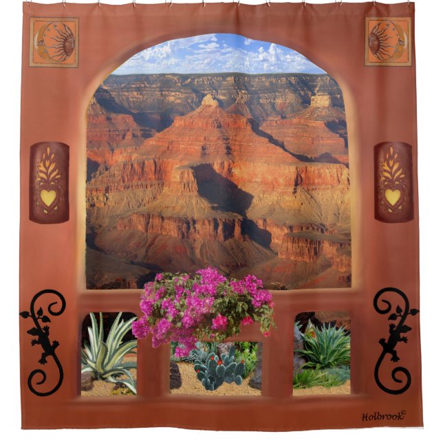 WINDOW TO THE GRAND CANYON SHOWER CURTAIN (Front)