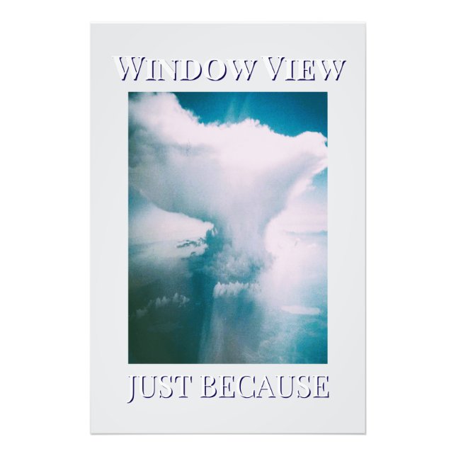 Window View Photo Enlargement Print (Front)