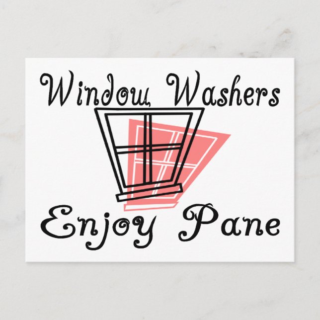 Window Washers Postcard (Front)