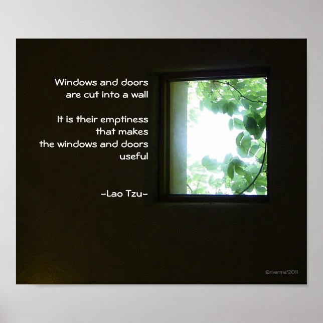 Window/Wisdom of Lao Tzu Poster (Front)