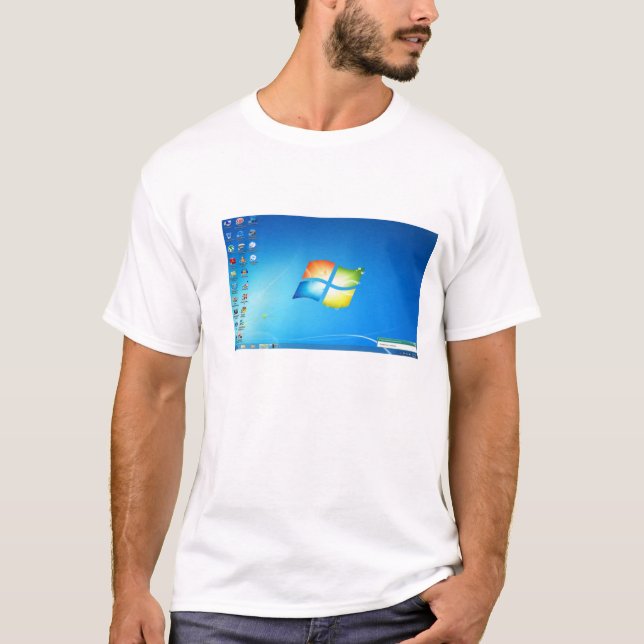 Windows 7 Small T-Shirt (Front)