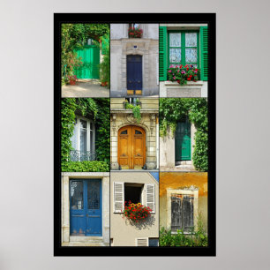 Windows and Doors of France Poster