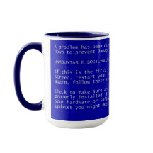 Windows Blue Screen of Death - BSOD - Mug