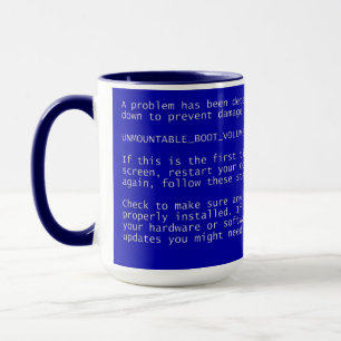 Windows Blue Screen of Death Mug (EN)