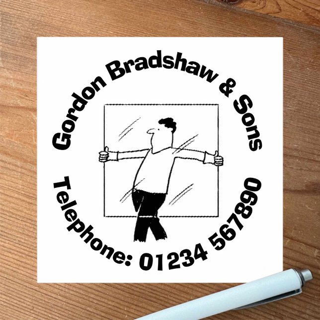 Windows Glass & Glazing for the Glazier. Rubber Stamp (Creator Uploaded)