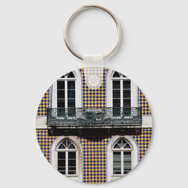 Windows of Lisbon Key Ring (Front)