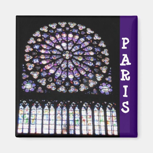 Windows of Notre Dame Magnet (Front)