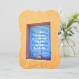 "Windows Of Opportunities"/Good Luck/Old Window
