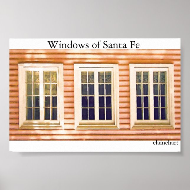 Windows of Santa Fe Poster (Front)