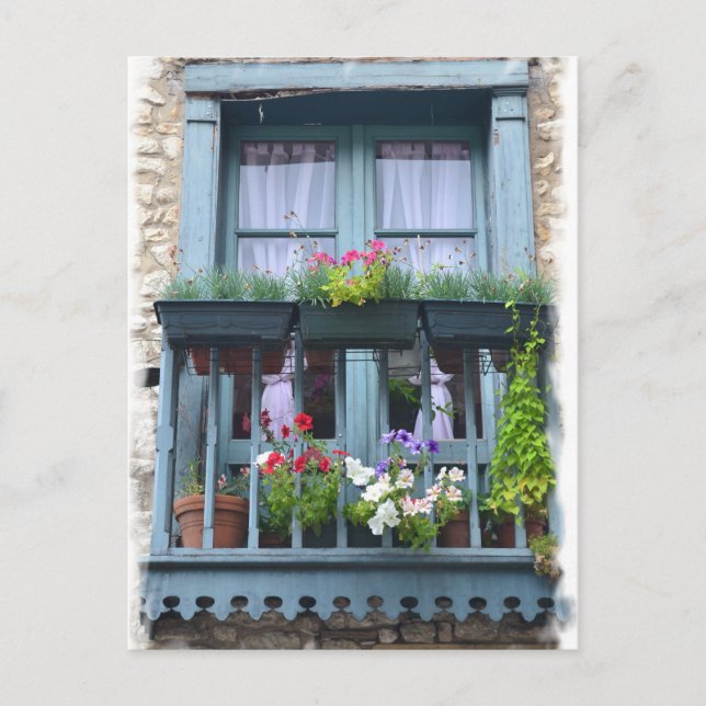 Windows of the Dordogne Postcard (Front)