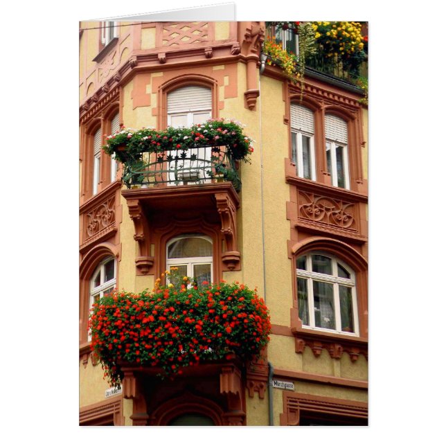 Windows on Heidelberg Note Card (Front)