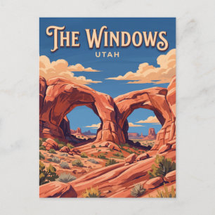 Windows Section Moab Utah Postcard