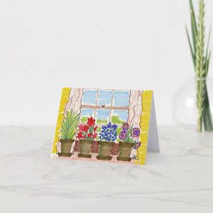 Windowsill Christian New Home Congrats Card