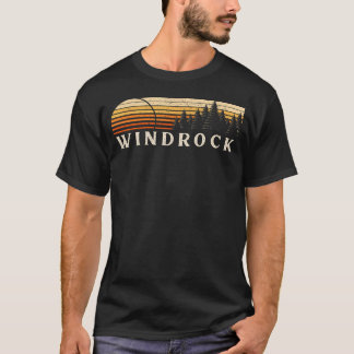 Windrock Tn Evergreen Sunset Eighties        T-Shirt