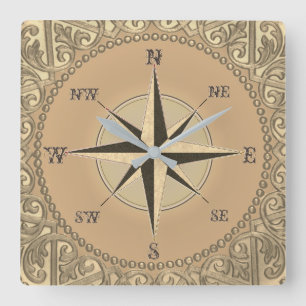 Windrose Clock