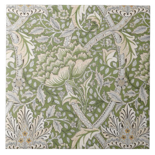 Windrush Pattern (by William Morris) Ceramic Tile
