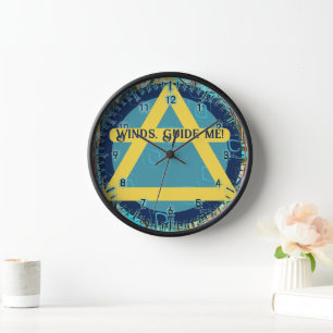Winds Guide Me Air Symbol Clock