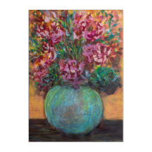 Winds of Change Vibrant Abstract Floral Limited Ed