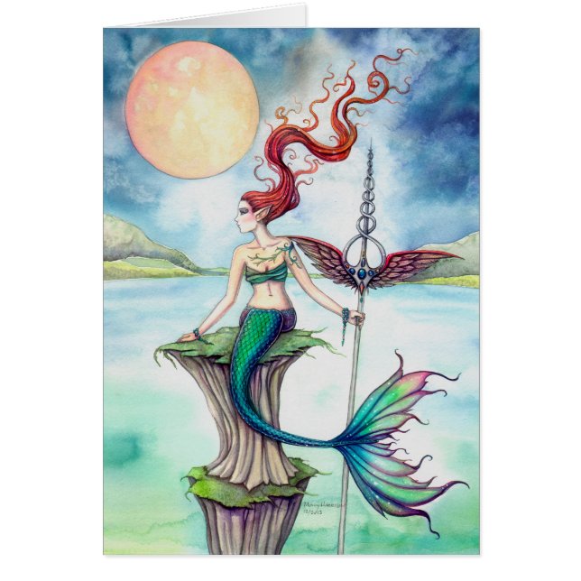 Winds of Ireland Mermaid Fantasy Art (Front)