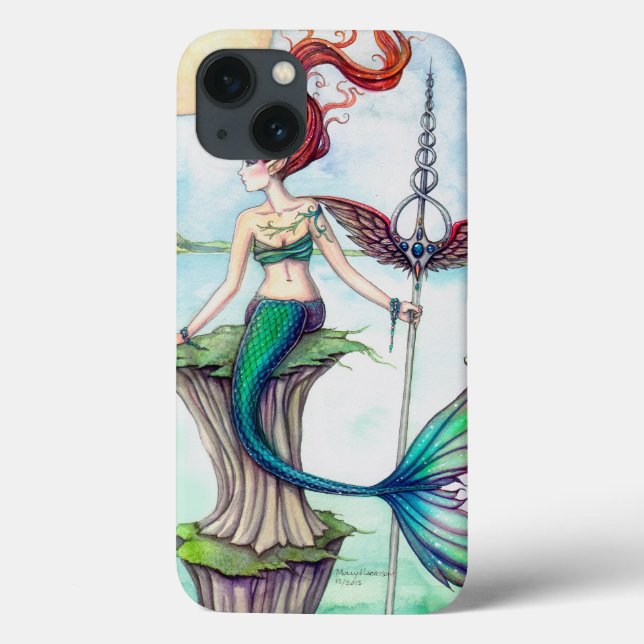 Winds of Ireland Mermaid Fantasy Art Case-Mate iPhone Case (Back)