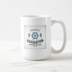 Windsail Navigation Poster Coffee Mug