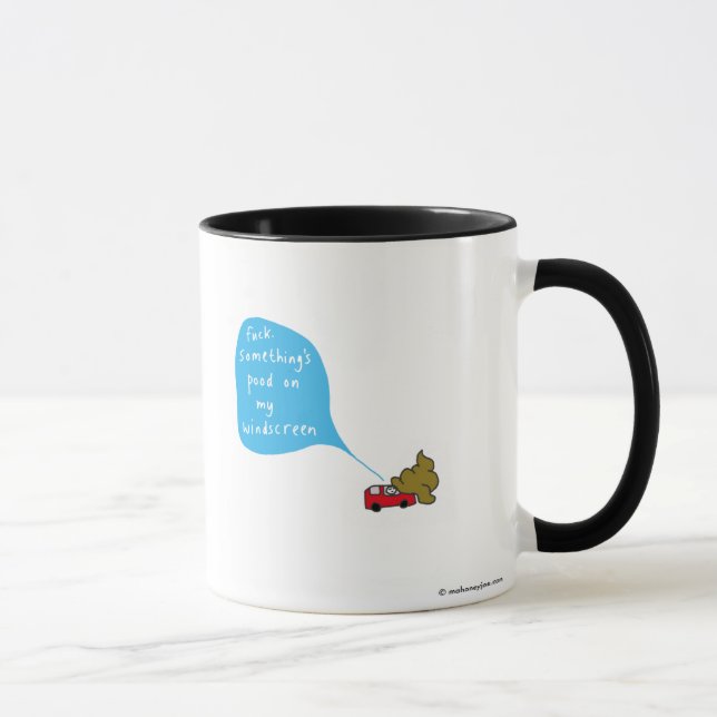 windscreen poo mug (Right)