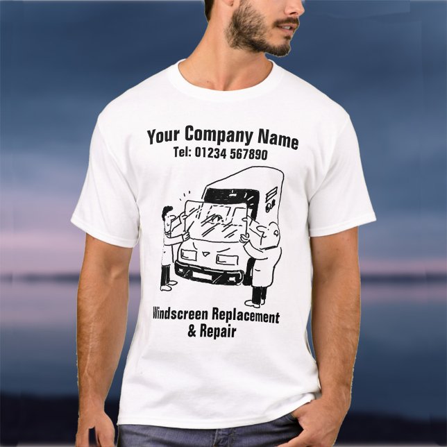 Windscreen Replacement & Windscreen Repair T-Shirt (Creator Uploaded)