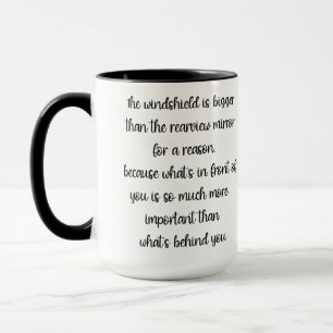 Windshield is Bigger Than the Rearview -Jelly Roll Mug