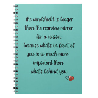 Windshield is Bigger Than the Rearview -Jelly Roll Notebook