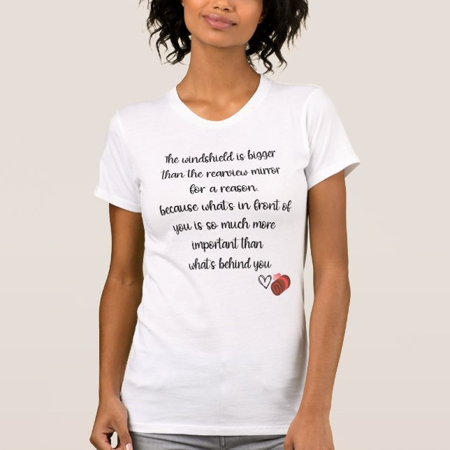Windshield is Bigger Than the Rearview -Jelly Roll T-Shirt (Front)