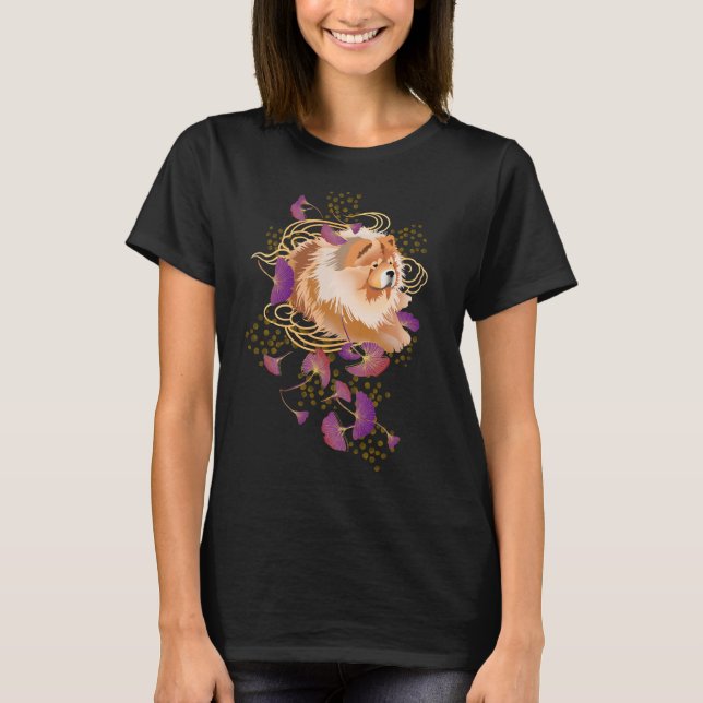 WINDSONG - Chow cascading leaves version T-Shirt (Front)